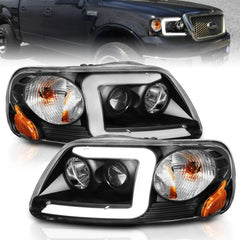 Ford Headlight Set - Black Patch Performance - ANZO111503