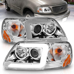 Ford Headlight Set - Black Patch Performance - ANZO111504