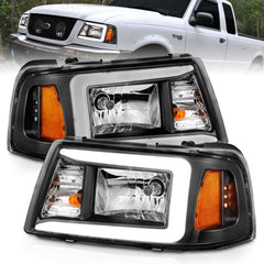 ANZO USA 111511 Crystal Headlight - Black Patch Performance - ANZO111511