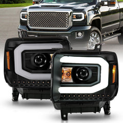 ANZO USA 111513 Projector Headlight - Black Patch Performance - ANZO111513