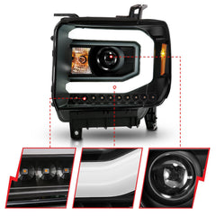 ANZO USA 111513 Projector Headlight - Black Patch Performance - ANZO111513