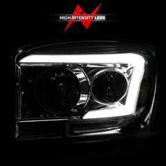 Dodge Headlight Set - Black Patch Performance - ANZO111525