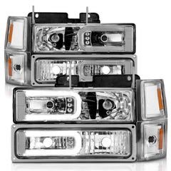 ANZO USA 111529 Crystal Headlight - Black Patch Performance - ANZO111529