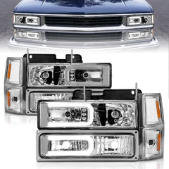 ANZO USA 111529 Crystal Headlight - Black Patch Performance - ANZO111529