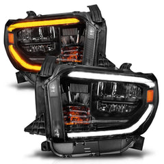 14-21 Toyota Tundra Headlight Set - Black Patch Performance - ANZO111533
