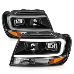 ANZO USA 111537 Crystal Headlight - Black Patch Performance - ANZO111537