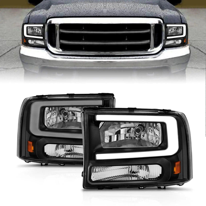 ANZO USA 111549 Crystal Headlight - Black Patch Performance - ANZO111549
