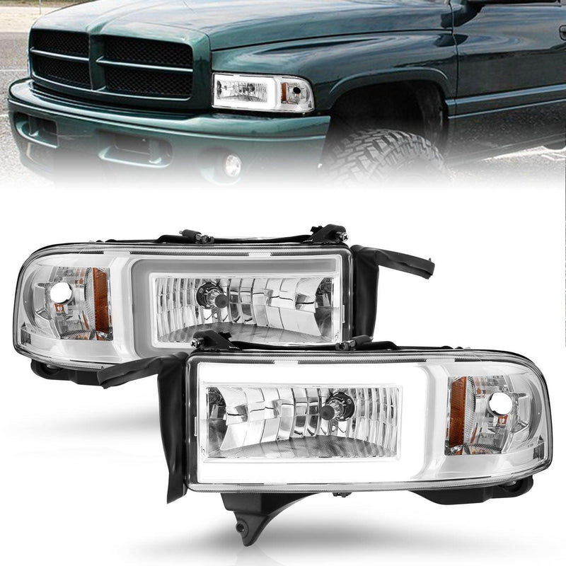 Dodge Headlight Set - Black Patch Performance - ANZO111555