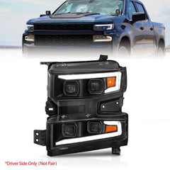 ANZO USA 111566-L LED Projector Headlight - Black Patch Performance - ANZO111566L