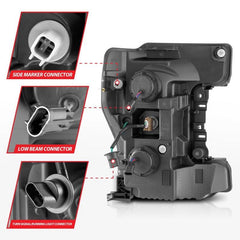 ANZO USA 111577 LED Projector Headlight - Black Patch Performance - ANZO111577