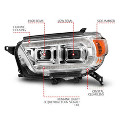 ANZO USA 111603 Projector Headlight - Black Patch Performance - ANZO111603