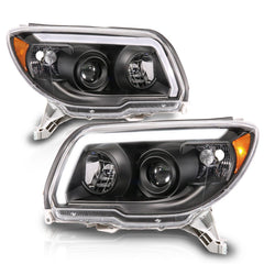 ANZO USA 111616 LED Bar Projector Black Headlight - Black Patch Performance - ANZO111616