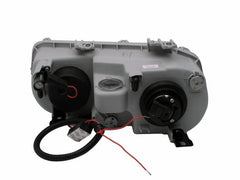9497 INTEGRA HEADLIGHTS PROJECTOR WITH HALO BLACK - Black Patch Performance - ANZO121003