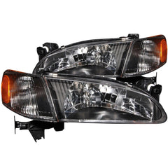 98-00 Toyota Corolla Headlight Set - Black Patch Performance - ANZO121131