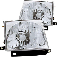 ANZO USA 121132 Crystal Headlight Set - Black Patch Performance - ANZO121132