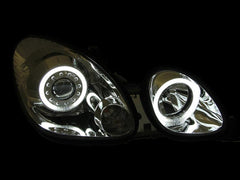 ANZO USA 121143 Projector Headlight Set w/Halo - Black Patch Performance - ANZO121143