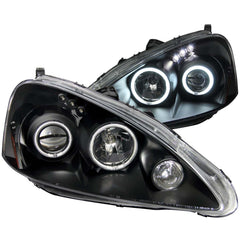 ANZO USA 121197 Projector Headlight Set w/Halo - Black Patch Performance - ANZO121197