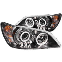 ANZO USA 121199 Projector Headlight Set w/Halo - Black Patch Performance - ANZO121199