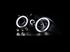 ANZO USA 121199 Projector Headlight Set w/Halo - Black Patch Performance - ANZO121199