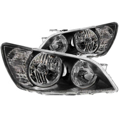 ANZO USA 121210 Crystal Headlight Set - Black Patch Performance - ANZO121210