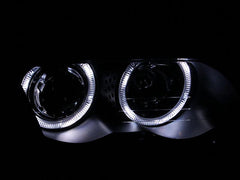 ANZO USA 121261 Projector Headlight Set w/Halo - Black Patch Performance - ANZO121261