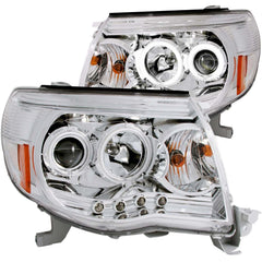05-11 Toyota Tacoma Headlight Set - Black Patch Performance - ANZO121281