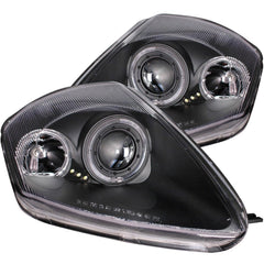 ANZO USA 121332 Projector Headlight Set w/Halo - Black Patch Performance - ANZO121332