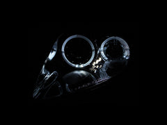 ANZO USA 121332 Projector Headlight Set w/Halo - Black Patch Performance - ANZO121332