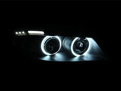 ANZO USA 121335 Projector Headlight Set w/Halo - Black Patch Performance - ANZO121335