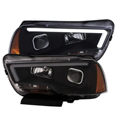 ANZO USA 121524 Projector Headlight Set - Black Patch Performance - ANZO121524