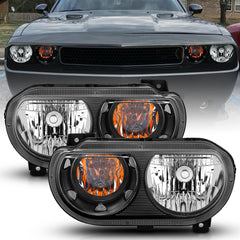 ANZO USA 121526 ANZO USA Crystal Headlights - Black Patch Performance - ANZO121526