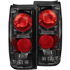 8293 S10/SONOMA TAILLIGHTS BLACK DRIVER/PASSENGER - Black Patch Performance - ANZO211031