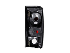 8293 S10/SONOMA TAILLIGHTS BLACK DRIVER/PASSENGER - Black Patch Performance - ANZO211031