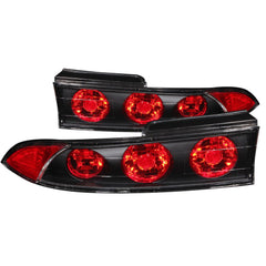 95-99 Mitsubishi Eclipse Tail Light Set - Black Patch Performance - ANZO221084