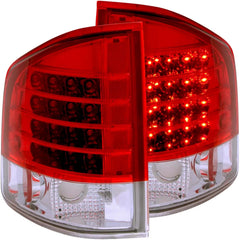 9401 S10/SONOMA LED TAILLIGHTS LED RED/CLEAR DRIVER/PASSENGER - Black Patch Performance - ANZO311013