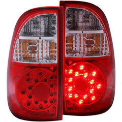 00-06 Toyota Tundra (Standard Cab Pickup) Tail Light Set - Black Patch Performance - ANZO311117