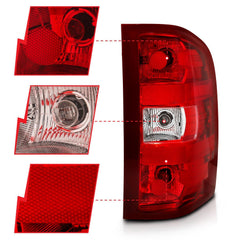 ANZO USA 311303 Tail Light Assembly - Black Patch Performance - ANZO311303