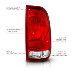 Ford Tail Light Set - Black Patch Performance - ANZO311307