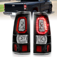 Chevrolet Tail Light Set - Black Patch Performance - ANZO311327