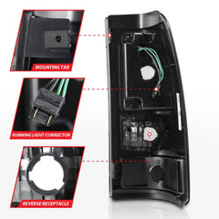 Chevrolet Tail Light Set - Black Patch Performance - ANZO311327