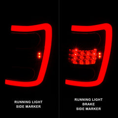 99-04 Jeep Grand Cherokee Tail Light Set - Black Patch Performance - ANZO311394