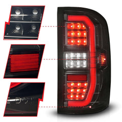 ANZO USA 311465 Tail Light Assembly - Black Patch Performance - ANZO311465