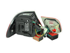 9901 BMW 3 SERIES E46 2DR 4PC LED TAILLIGHTS LED RED/CLEAR DRIVER/PASSENGER - Black Patch Performance - ANZO321105