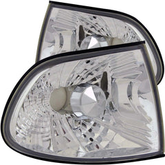 9501 BMW E38 (7 SERIES) CORNER LIGHTS EURO W/AMBER REFLECTOR - Black Patch Performance - ANZO521009