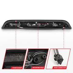 ANZO USA 531111 Third Brake Light Assembly - Black Patch Performance - ANZO531111