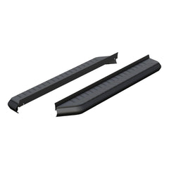 AeroTread 5" x 67" Black Stainless Running Boards (No Brackets) - Black Patch Performance - ARIE2051967