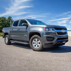ARIES 2055532 RidgeStep 6-1/2" x 75" Black Steel Running Boards, Select Colorado, Canyon - Black Patch Performance - ARIE2055532