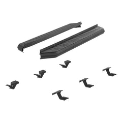 AeroTread 5" x 67" Black Stainless Running Boards, Select Jeep Grand Cherokee - Black Patch Performance - ARIE2061009