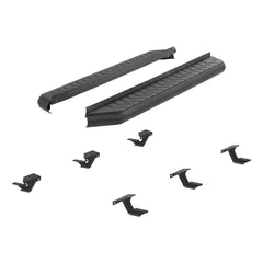 AeroTread 5" x 67" Black Stainless Running Boards, Select Jeep Grand Cherokee - Black Patch Performance - ARIE2061009