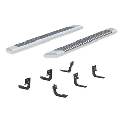 AdvantEDGE 5-1/2" x 75" Chrome Aluminum Side Bars, Select Dodge, Ram 1500 - Black Patch Performance - ARIE2555005